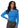Sivvan Women's Long Sleeve Comfort Underscrub Tee S8500 - Pool Blue
