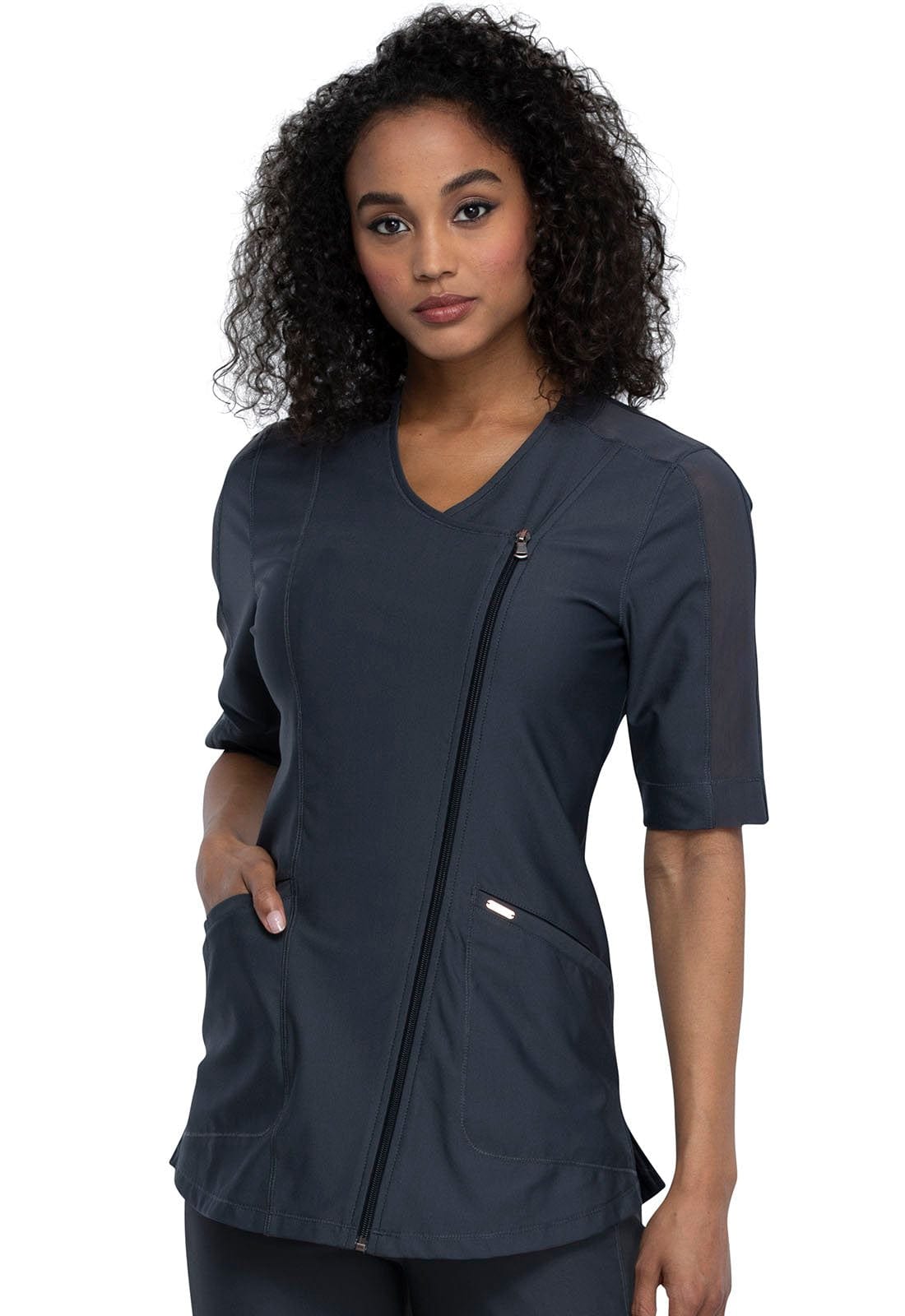 Infinity Zip Front Tunic - CK952A