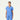 Jaanuu Helia Notched V-Neck Scrub Top - Ceil Blue