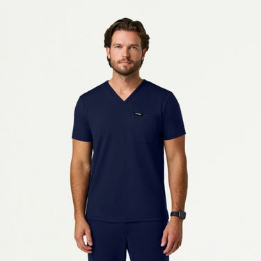 Jaanuu Asher Slim UltraSOFT Scrub Top - Midnight Navy