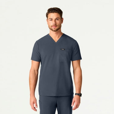 Jaanuu Bron UltraLITE 3-Pocket Scrub Top - Carbon Gray