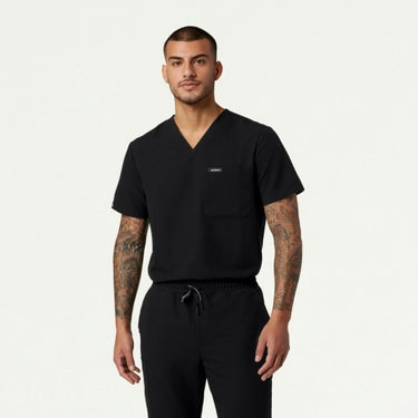 Jaanuu Holmes Everyday 1-Pocket Scrub Top - Black