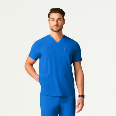 Jaanuu Bron UltraLITE 3-Pocket Scrub Top - Royal Blue