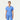 Jaanuu Calix Fit & Flare Scrub Top - Ceil Blue