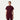 Jaanuu Savi Tuck-In Stand-Collar Scrub Top - Burgundy
