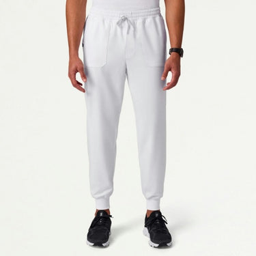 Jaanuu Osmo 8-Pocket Cargo Scrub Jogger - White