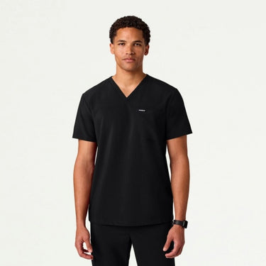 Jaanuu Holmes UltraLITE 1-Pocket Scrub Top - Black