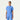 Jaanuu Savi Tuck-In Stand-Collar Scrub Top - Ceil Blue