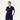 Jaanuu Rhena Slim UltraLITE 1-Pocket Scrub Top - Midnight Navy