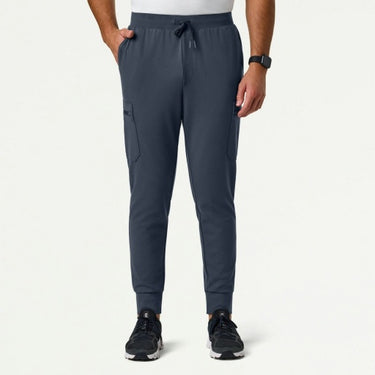 Jaanuu Ollie Slim Cargo Scrub Jogger - Carbon Gray