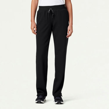 Jaanuu Xenos Essential Knit-Waist Scrub Pant - Black