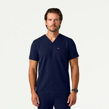 Jaanuu Holmes Slim 1-Pocket Scrub Top - Midnight Navy