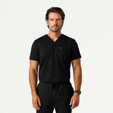 Jaanuu Holmes Slim Everyday 1-Pocket Scrub Top - Black