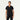 Jaanuu Helia Notched V-Neck Scrub Top - Black