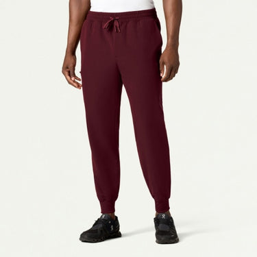Jaanuu Osmo 8-Pocket Scrub Jogger - Burgundy
