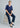 Womens Cool Stretch Adjustable Waist Pant - Navy