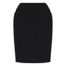 Womens Siena Bandless Pencil Skirt - Black