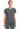 CK IN Infinity Women's Mock Wrap Top - Pewter
