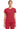 CK IN Infinity Women's Mock Wrap Top - Red