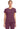 CK IN Infinity Women's Mock Wrap Top - Wine