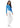 Adar Universal Long Sleeve Comfort Tee - Heather Pool Blue
