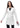 Adar Universal STRETCH Women's 36" Tab-Waist Lab Coat - White