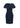 Womens Comfort Wool Stretch Short Sleeve Shift Dress - Navy back