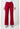 CK WW Originals Natural Rise Flare Leg Drawstring Pant - Red
