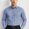 Mens Newport Long Sleeve Shirt - French Navy