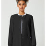 CK WW Originals Snap Front Warm-Up Jacket - Black