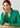 Womens Juliette Long Sleeve Blouse - Lorikeet Green