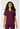 CK WW Originals V-Neck Top - Wine