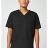 CK WW Core Stretch Unisex V-Neck Top - Black