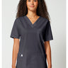 CK WW Core Stretch Unisex V-Neck Top - Pewter