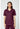 Cherokee WW Core Stretch Unisex V-Neck Top - Wine