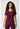 Cherokee WW Core Stretch V-Neck Top - Wine