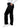 Adar Universal Unisex Natural-Rise Drawstring Tapered Leg Pants - Black