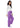 Adar Universal Unisex Natural-Rise Drawstring Tapered Leg Pants Petite - Lavender