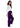 Adar Universal Unisex Natural-Rise Drawstring Tapered Leg Pants - Purple