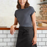 Biz Short Waisted Apron BA94 - Black