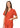 Adar Universal Unisex V-Neck Tunic 3 Pocket - Mandarin Orange