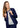 Adar Universal Round Neck Warm-Up Jacket - Navy