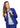 Adar Universal Round Neck Warm-Up Jacket - Royal Blue