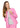Adar Universal Round Neck Warm-Up Jacket - Sherbet