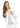 Adar Universal Round Neck Warm-Up Jacket - White