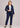 Womens Siena Mid Length Jacket - Marine