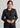 Womens Comfort Wool Stretch 2 Button Mid Length Jacket - Black