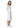 Adar Universal A-Line Patch Cargo Pocket Skirt - White