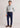 Mens Siena Slim Fit Flat Front Pant (Regular) - Marine