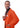 Adar Universal Unisex 39" Lab coat with Inner Pockets - Mandarin Orange